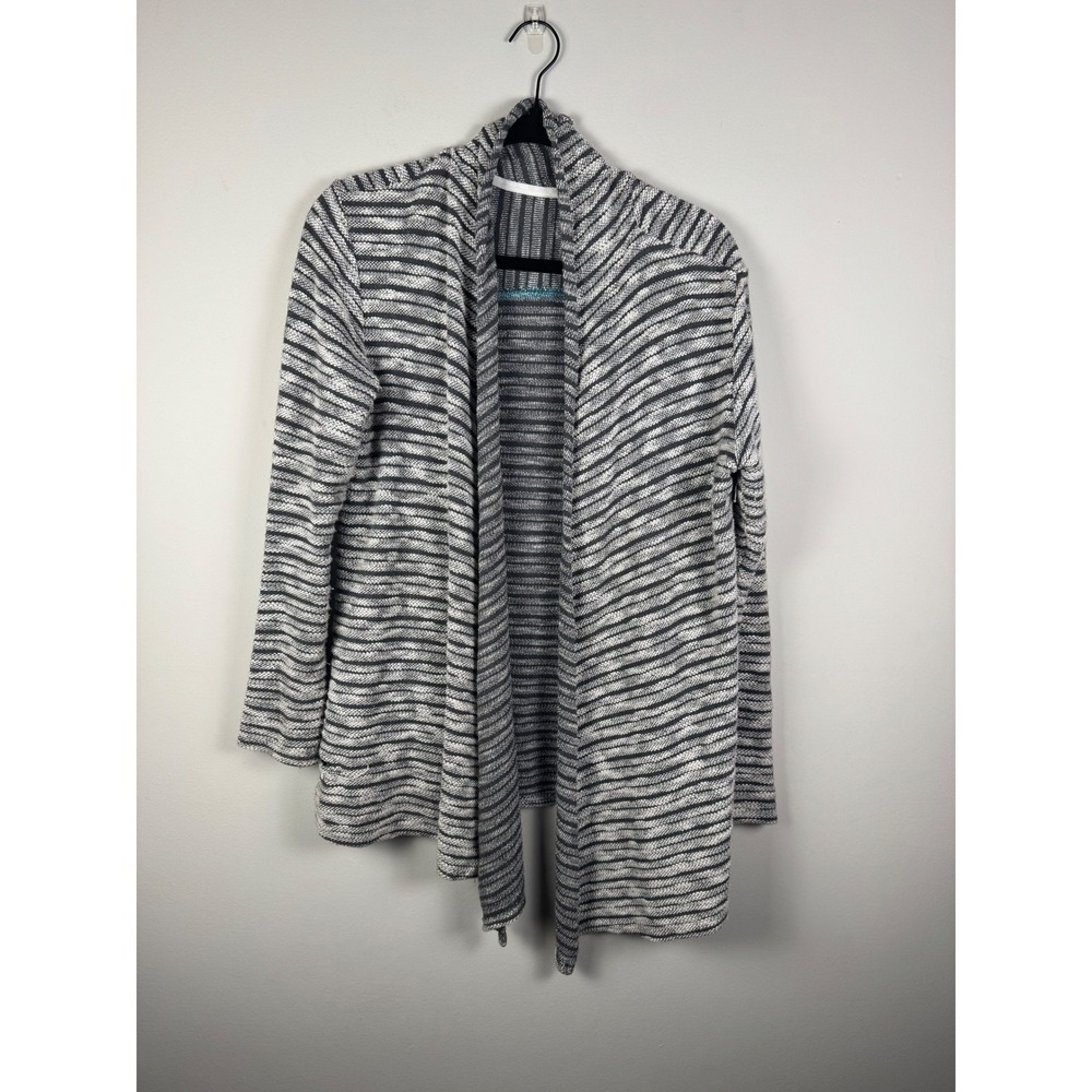 Kuhl Striped Open Front Cardigan Sweater‎ Knit Size Medium